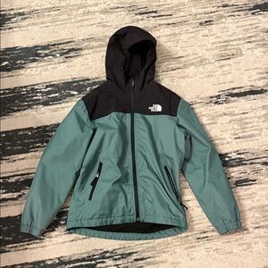 The North Face Black and Teal Outdoor Jacket